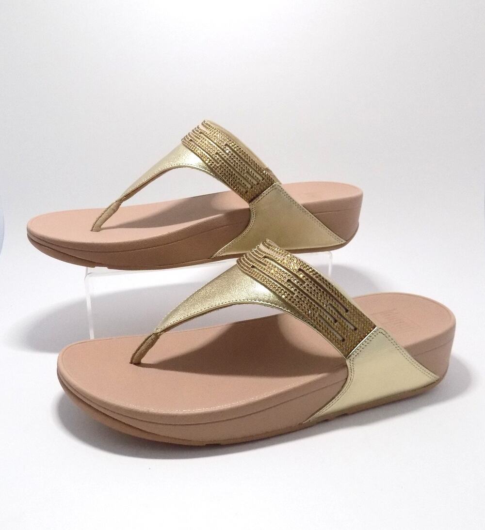 Fitflop Lulu Laser Crystal Sandals Women's- Size 11- Brand New